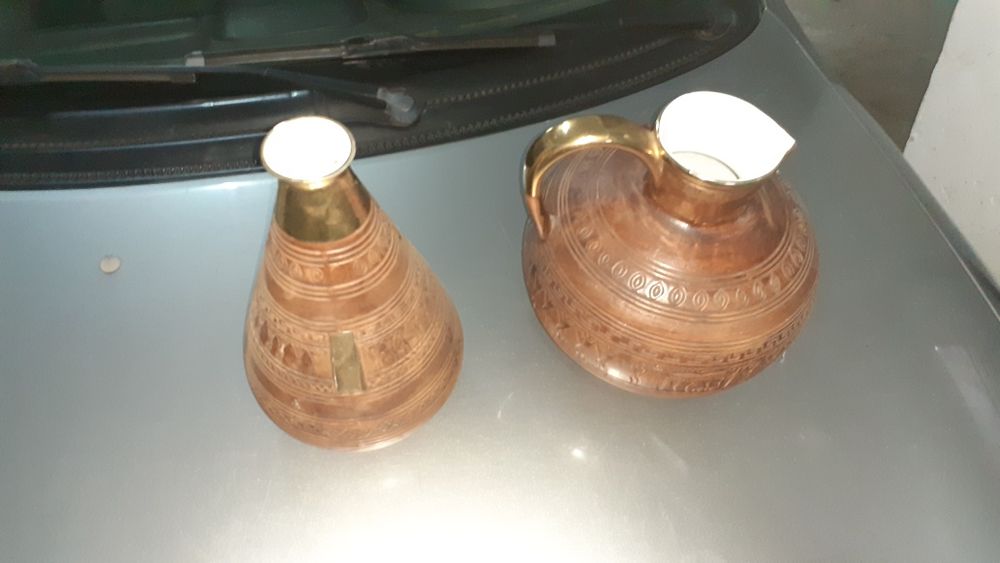 jarros egípcios de porcelana