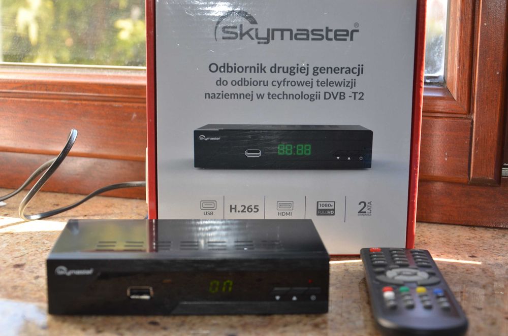 Dekoder Skymaster STB M265 DVB-T2/HEVC/H.265