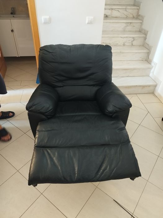 Cadeirão de pele