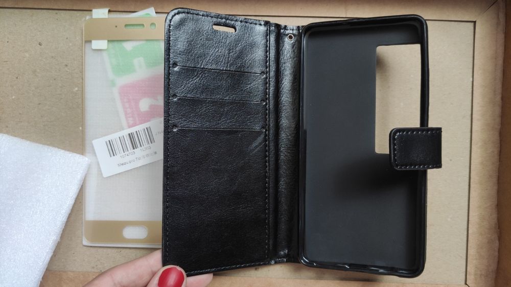 Чохол книжка Meizu Pro 7  (+скло)