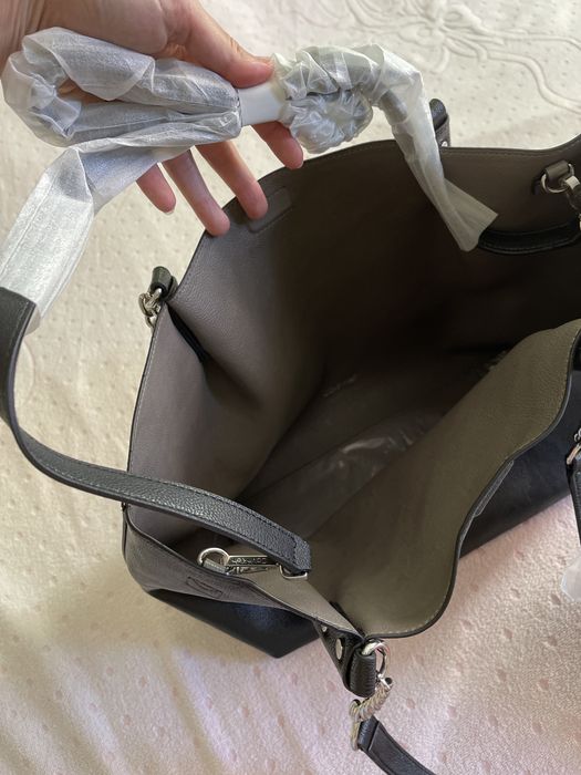 Оригінал Calvin Klein чорна сумка велика шопер двух стороній куплена в США