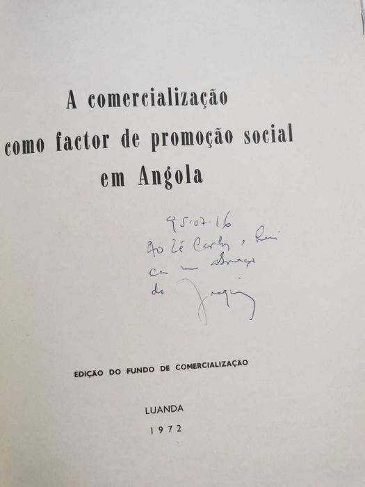 A Comercialização como Factor de Promoção Social em Angola