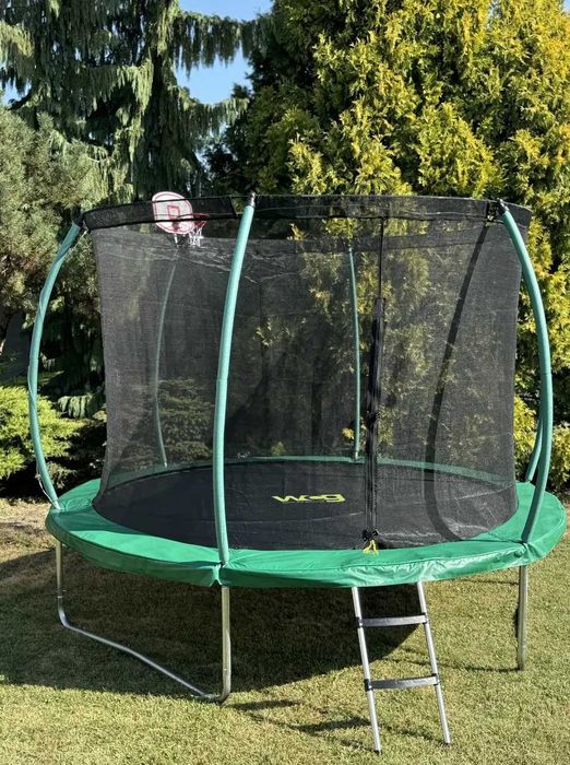 Батут WCG 305 см із внутрішньою захисною сіткою та LED підсвіткою 10FT