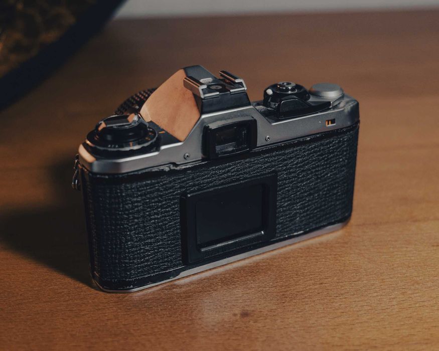 Pentax ME com lente Chinon 50mm 1.9