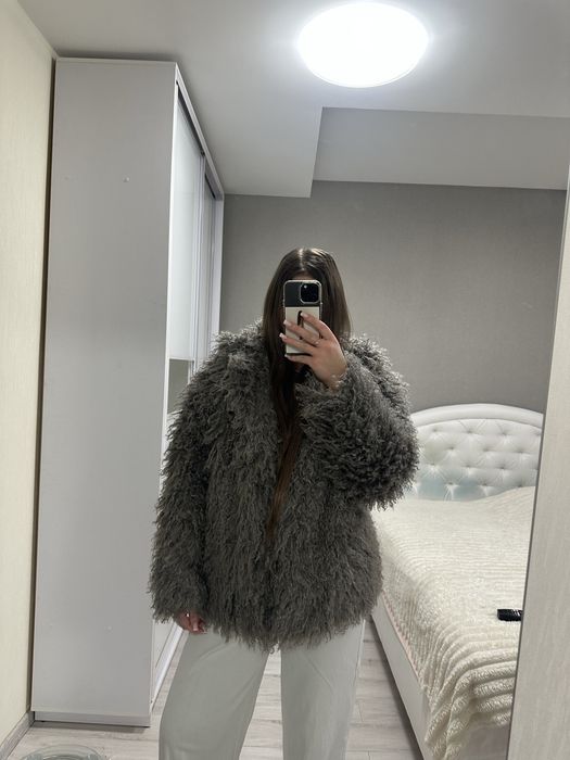 Трендова шубка ЛАМУ ТЕПЛА