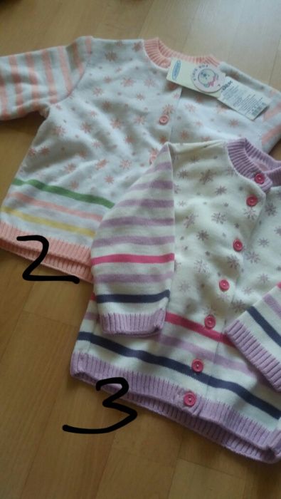 Sweterki dziewczęce i chłopięce różne rozmiary