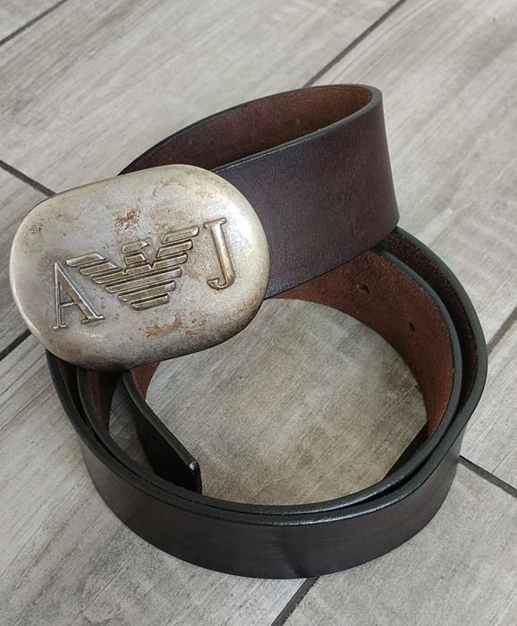 Armani Jeans  ремінь шкіряний , пояс
