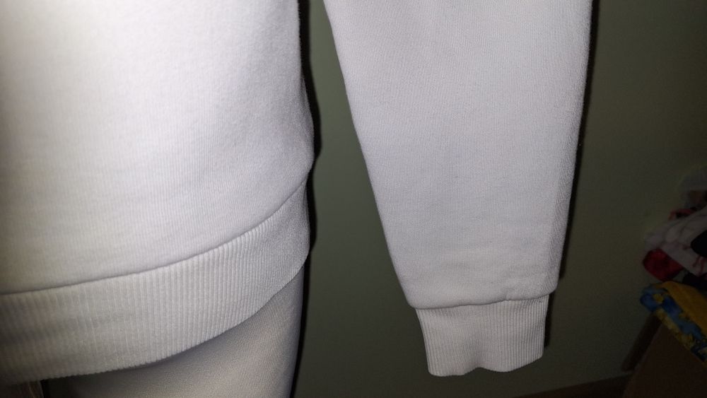 Bluza ciepła biała S/M
