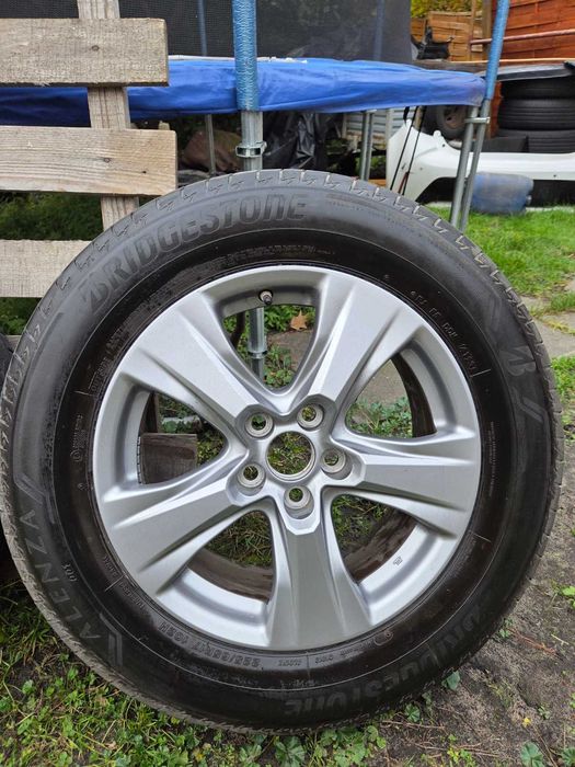 Felgi Koła Opony Toyota RAV4 V Bridgestone Alenza 2023 r lato 225/65 R17. Opony Dunlop Grandtrek PT 30, 225/60 R18 2024 r NOWE !