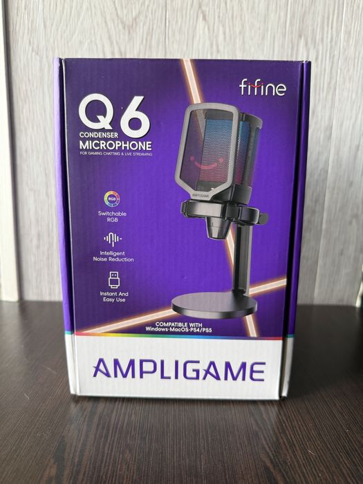 Мікрофон FIFINE AmpliGame A6 для стрімінга та ігор