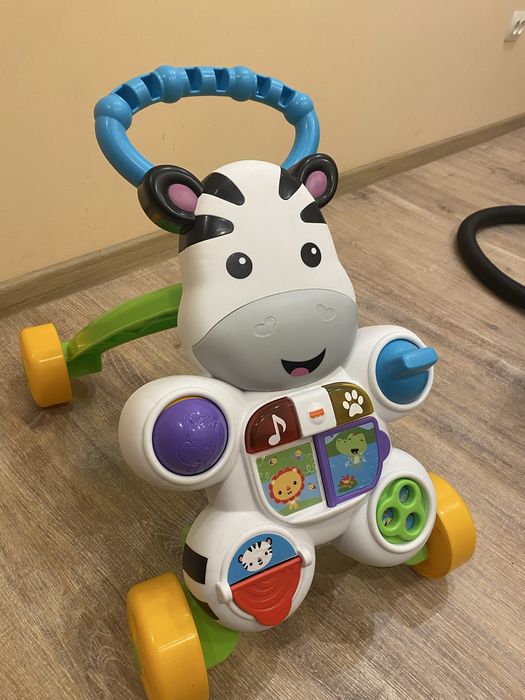 Продам музичні інтерактивні ходунки Fisher-Price, зебра.