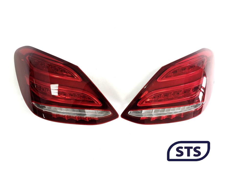 Комплект задних фонарей Mercedes W205 14-19г. фонарь стоп задний