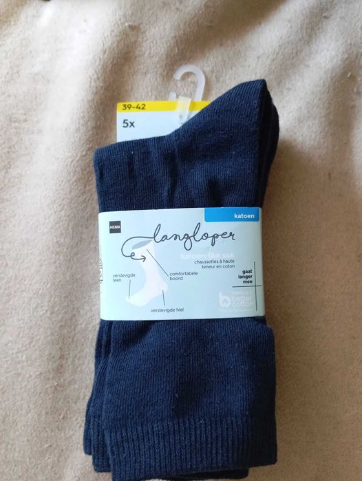 HEMA 5 Пар жіночих шкарпеток темно-синього кольору 39-42р Нидерланды