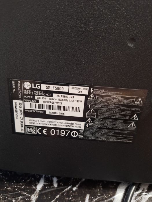 Телевізор LG 55 дюймів Smart TV