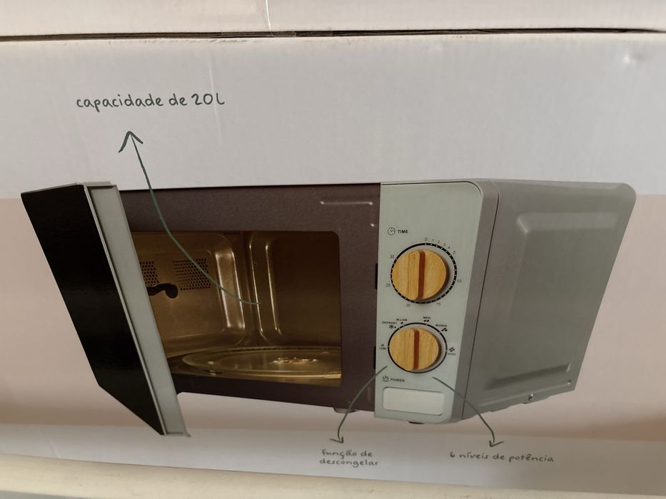 Microondas Kuppler 20L – 700W – Verde Pistache