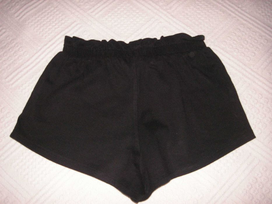 Calções Algodão Amarelos H&M, Rosa Palomino e Preto Zara (7 / 8 Anos)