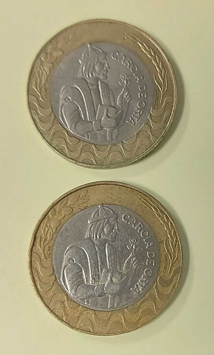 Moedas 200 escudos 1991 e 1992