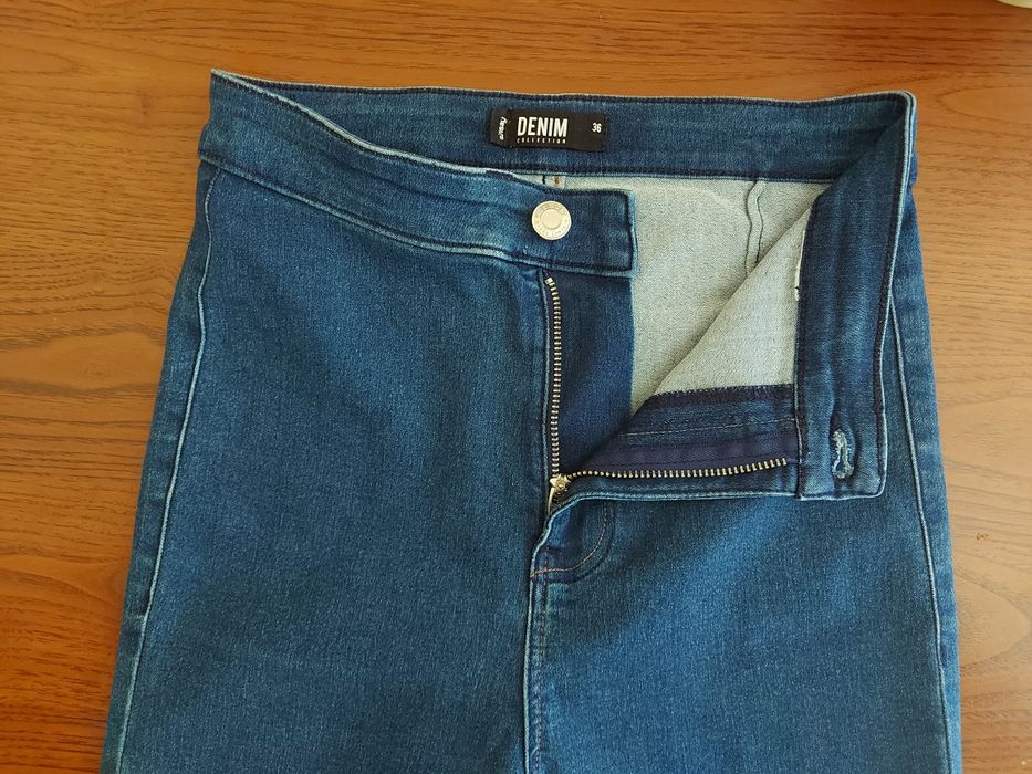 Jeansy z rozdarciami Sinsay Denim collection rozm. 36