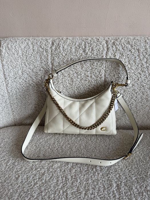 Сумка Coach Juliet Shoulder чорна/молочна