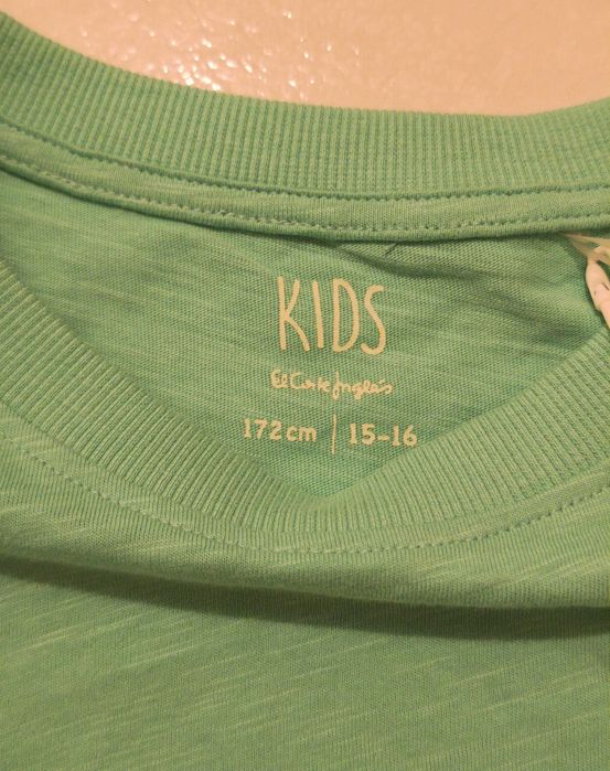 T-shirt Verde Nova da Kids do El Corte Ingles