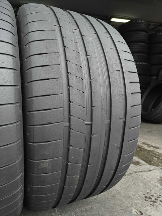 R21 295 35 107Y XL комплект літніх низько профільних шин Dunlop недорого продам на Porsche Cayenne GTS