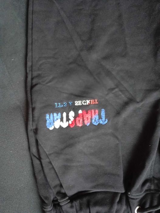 Trapstar czarny dres letni set