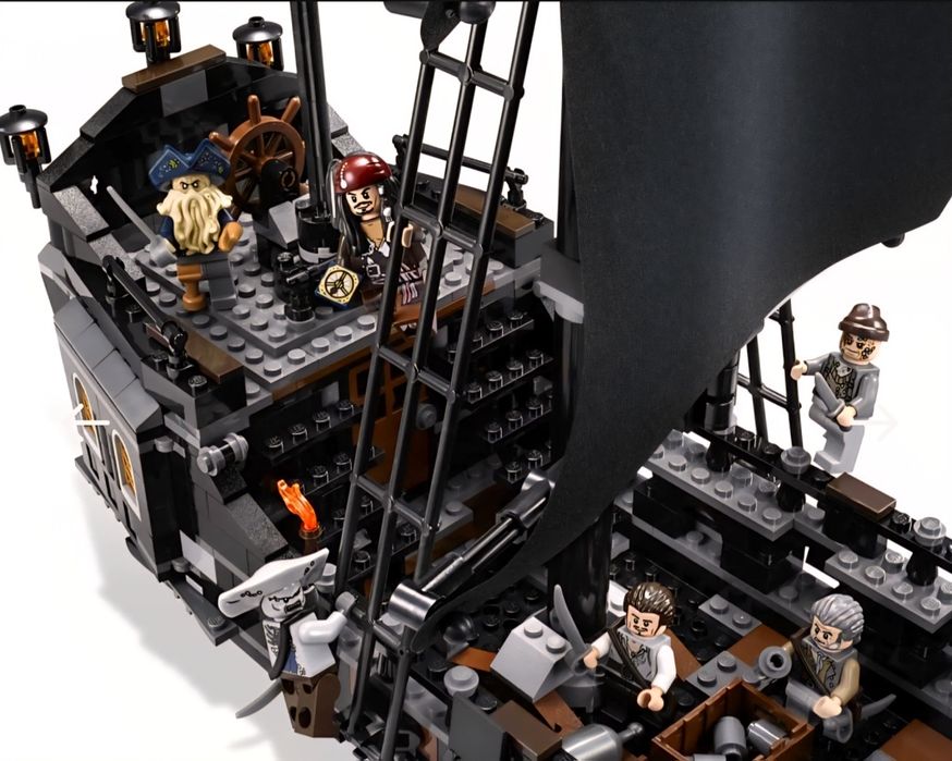 ‼️АКЦИЯ‼️Конструктор пиратский корабль Черная жемчужина, 804 деталей