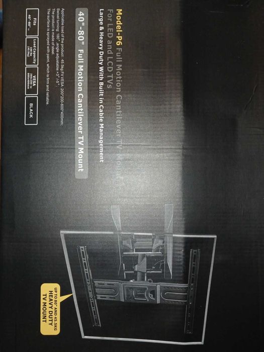 43"-80" Кронштейн для тв V-Star P6 Кріплення для телевізора