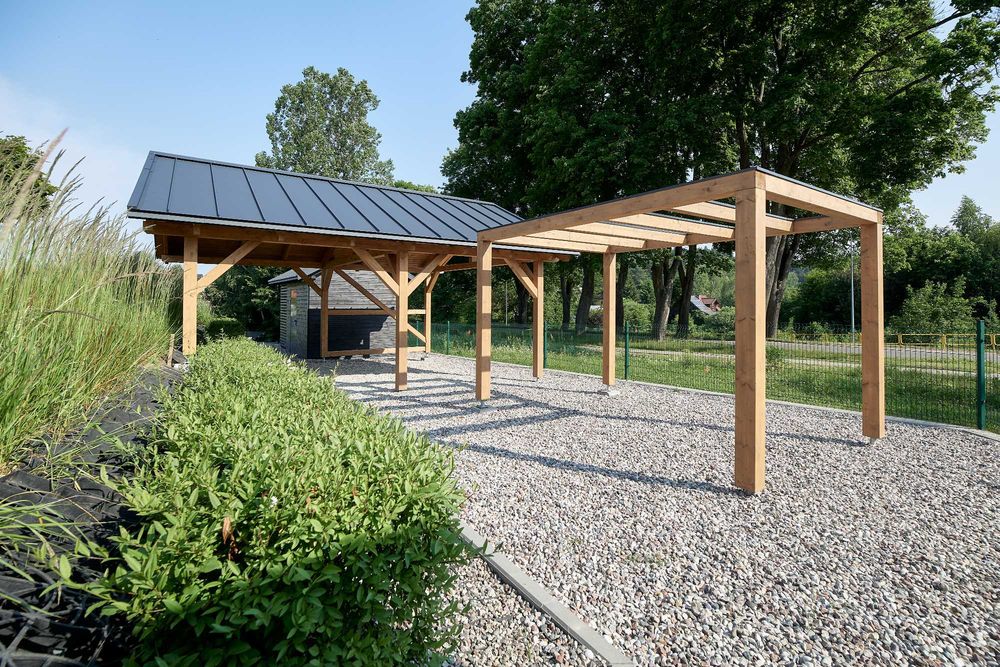 Altana ogrodowa pergola wiata garaż budynek gospodarczy domek