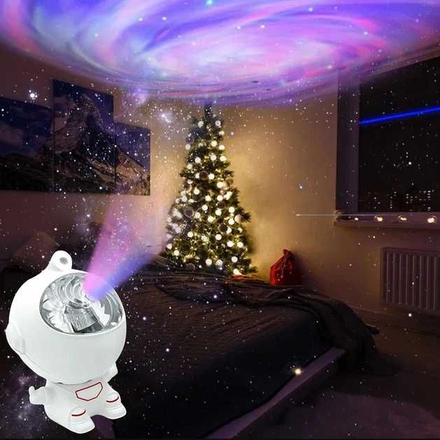 Ночник-проектор с пультом "Астронавт" Космонавт Звездное небо