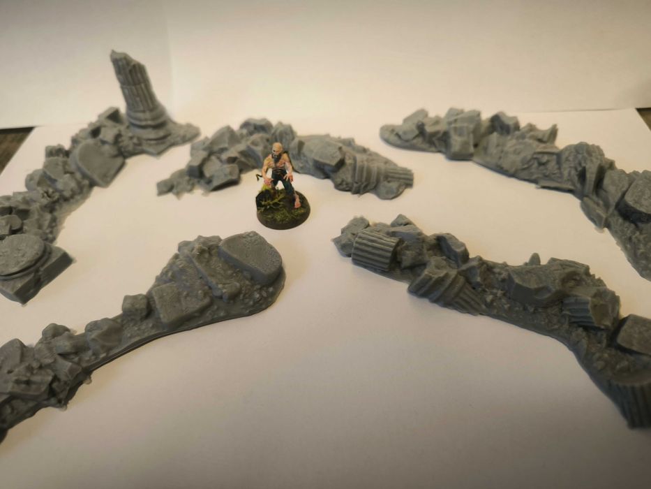 Gruzowisko RPG Diorama Makieta (Zaginione Miasto)