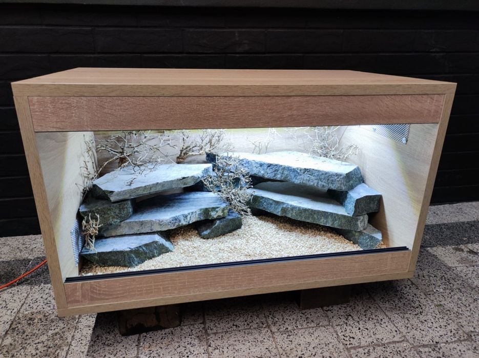 Terrarium 60x40x40 gekon lamparci jaszczurka PETMARKET