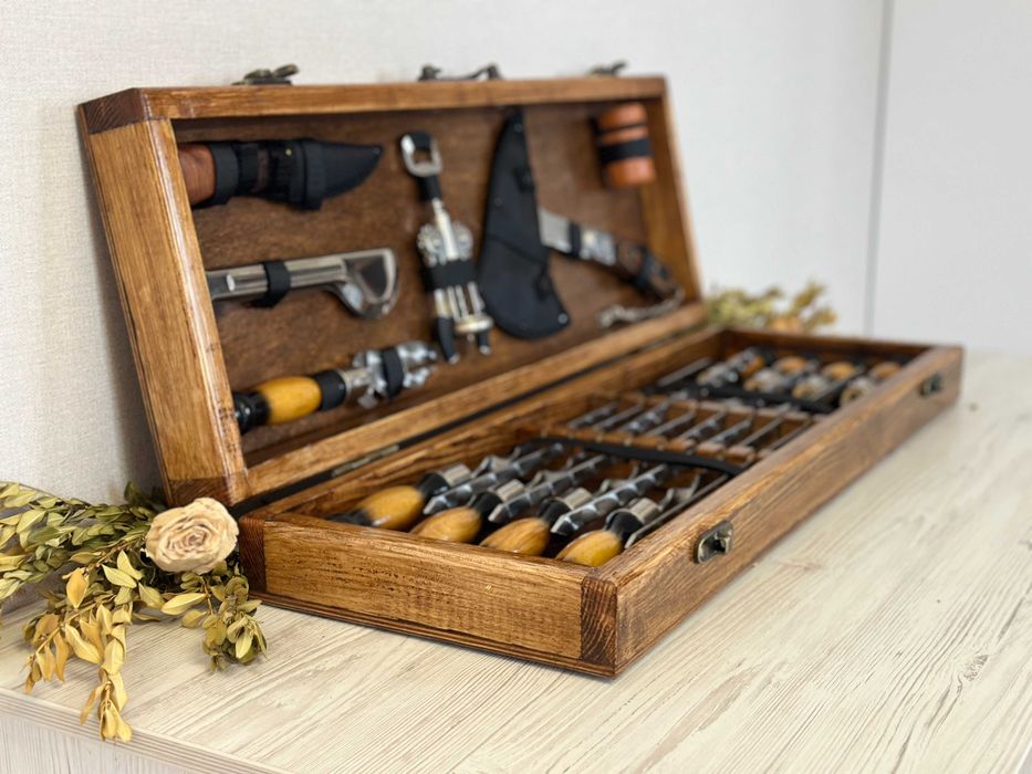 Набор шампуров, подарунок чоловіку, Подарунки, шампура, ПРОИЗВОДИТЕЛЬ