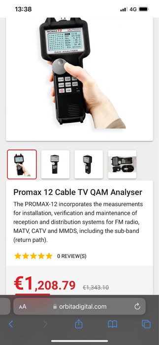 Promax 12 cable tv