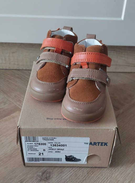 Botki unisex chłopczyk, dziewczynka Bartek r.21