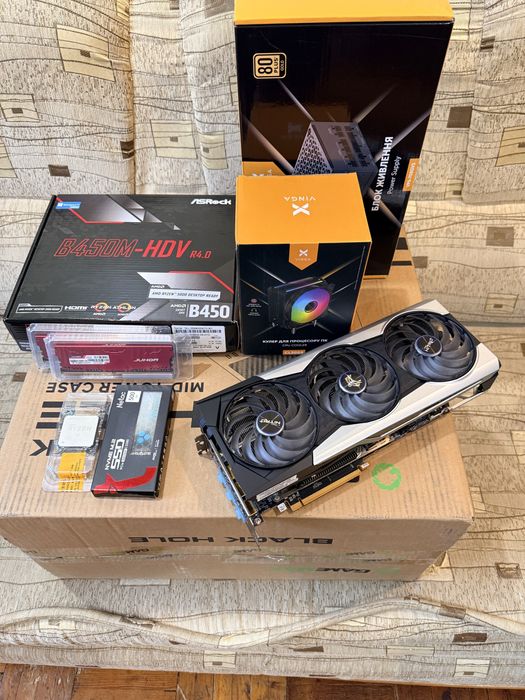 Компьютер УЛЬТРА Ryzen 7+32ddr+накопичувач 1.5тб м2+RX6900XT 16 гб