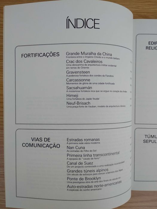Livro de Arquitetura 'As Grandes Construções do Homem' Reader's Digest