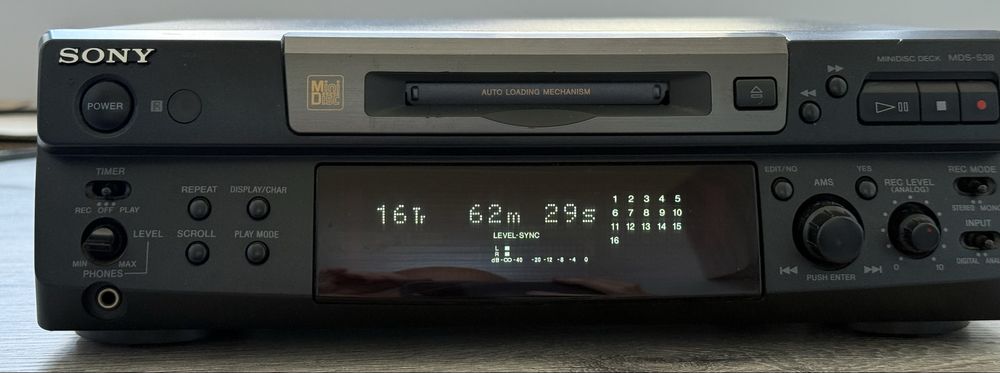 Sony MDS-S38 MiniDisc