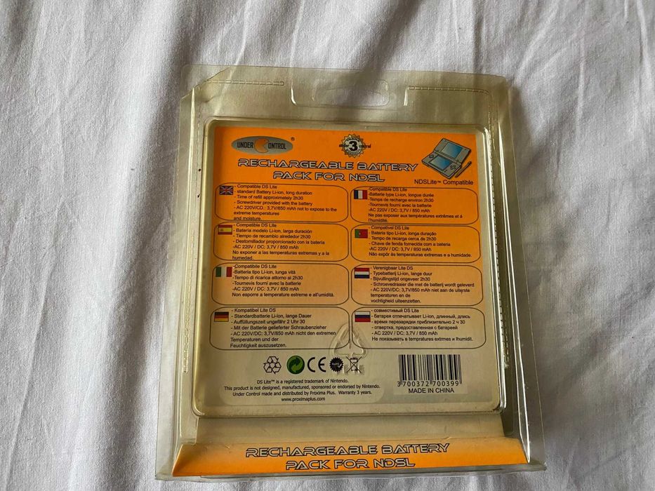 Acessórios Nintendo DS Lite Novos Selado