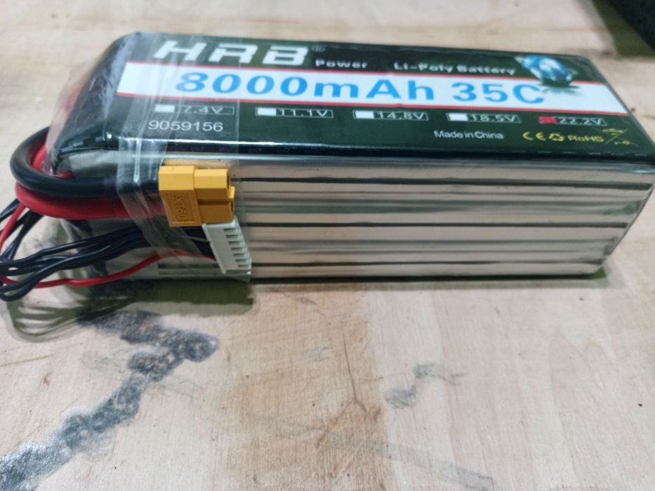 Li-Po акумулятор HRB Power 8000mAh 22.2V 6S 35C