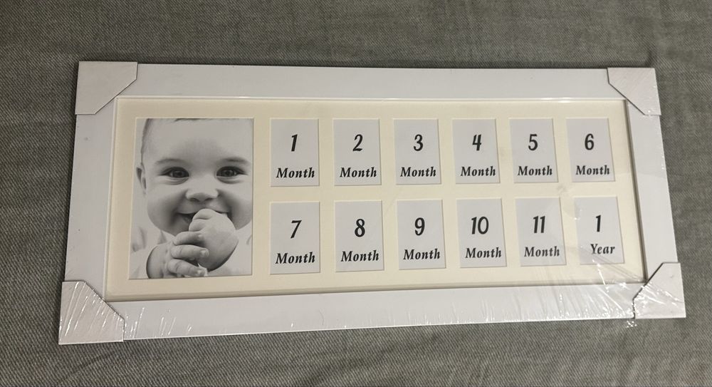Moldura 65*30cm - fotos primeiros 12 meses