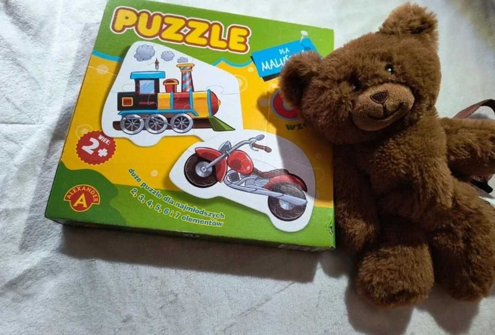 Puzzle pojazdy układanka dobieranka