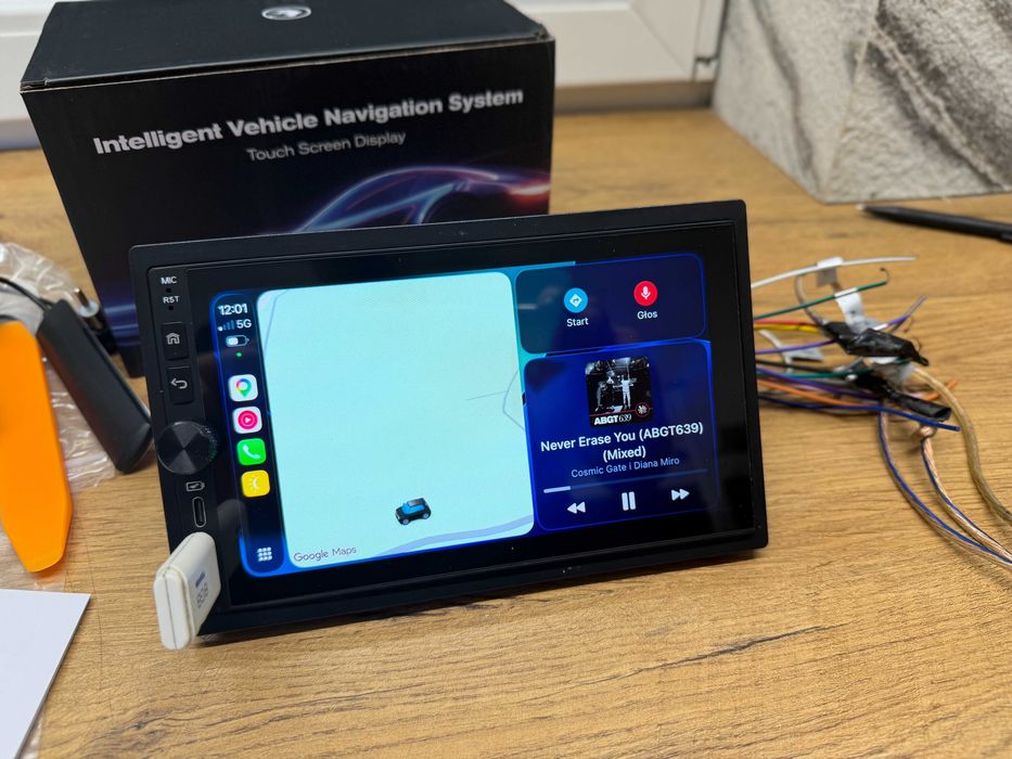 radio 2 din AINAVI 7 cali bezprzewodowy carplay android auto