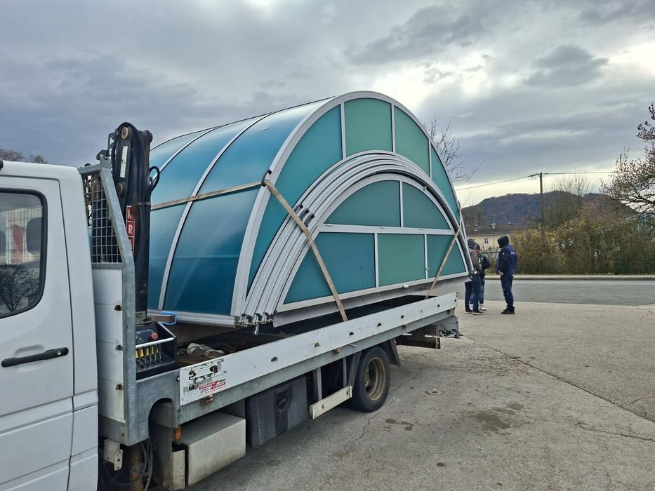 Zadaszenie na basen 4 x 10