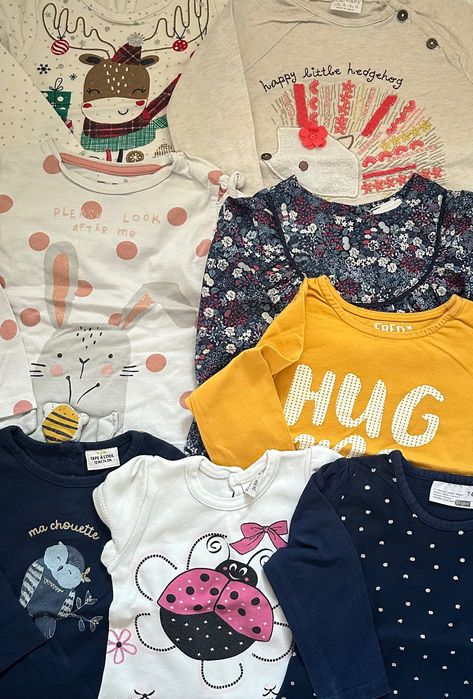 Zestaw ubrań dla dziewczynki rozmiar 74