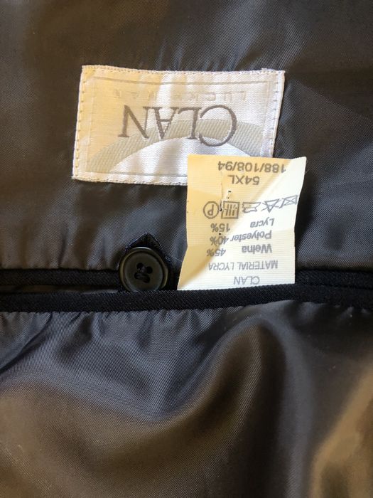 Garnitur młodzieżowy męski granatowy 54 XL 188/108/94
