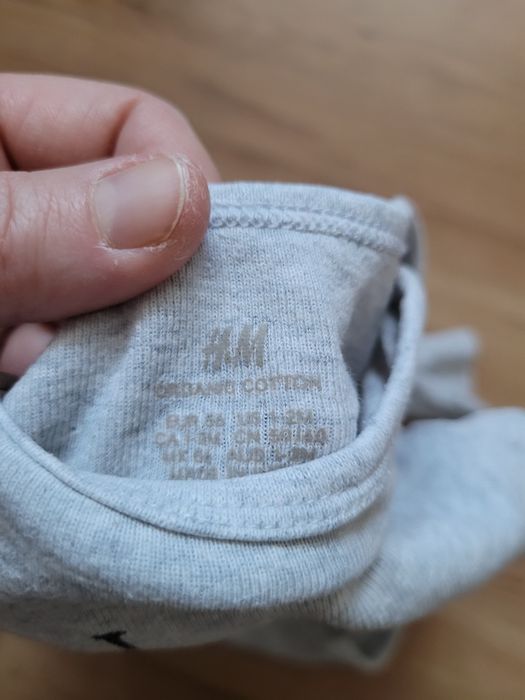 2 x body długi rękaw h&m 56 chłopięce, uni