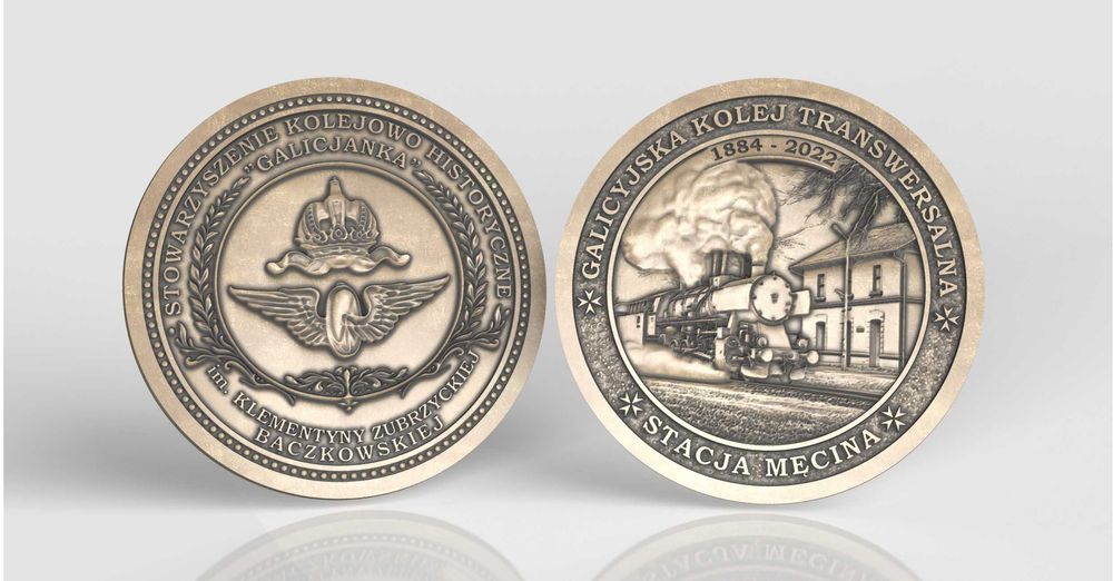 Galicyjska Kolej Transwersalna - medal pamiątkowy