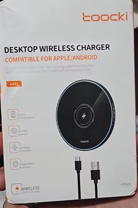 Універсальна бездротова зарядка Toocki  15 Вт