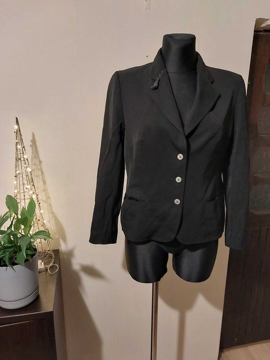 Wełniana marynarka na podszewce